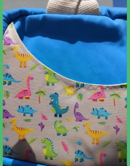 Baby Duffle &amp; Sleeping Bag set Blue Dinos